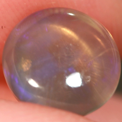 SOLID CRYSTAL OPAL Transparent with deep purple hue